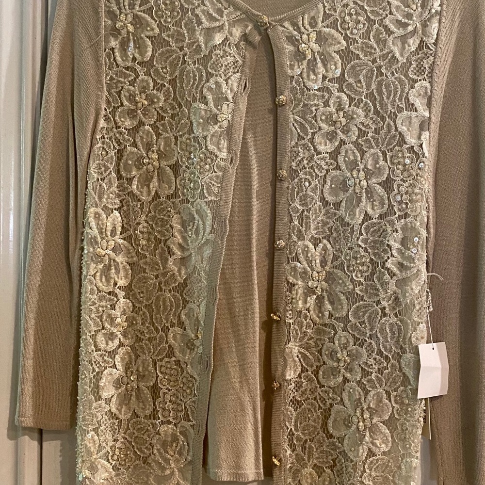 Kay Unger embellished sweater/cardigan